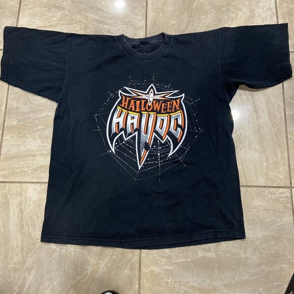 Vintage WCW Event Halloween Havoc Men's T-Shirt Size XL - Picture 2 of 5